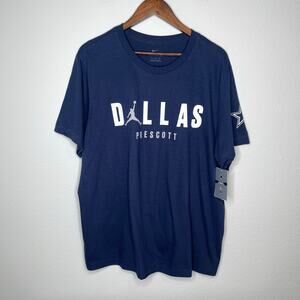 Nike Authentic Dallas Cowboys Dak Prescott Jordan Brand Mens XL Blue NFL NWT